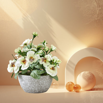 Pansy Flowers In Pot