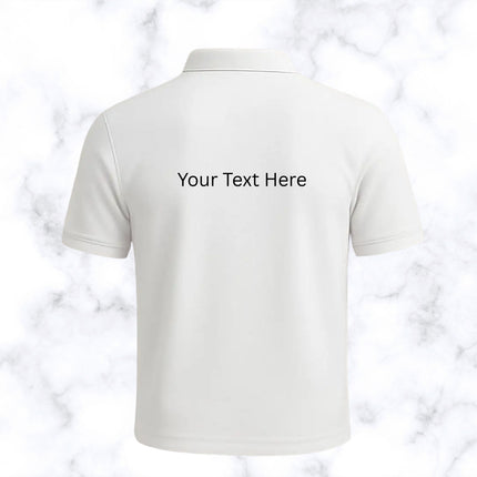 White Polo Neck T- Shirt