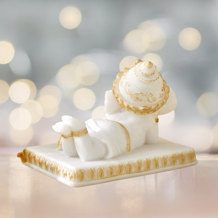 Ganesha Reading Book Figurine