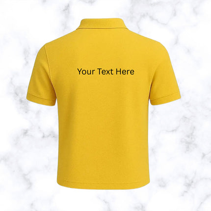 Yellow Polo Neck T-Shirt
