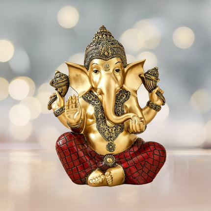 Sitting Ganesha Figurine