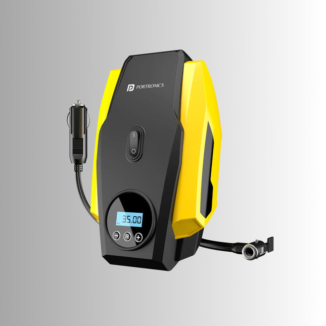Portronics Vayu Lite Corded Tyre Inflator