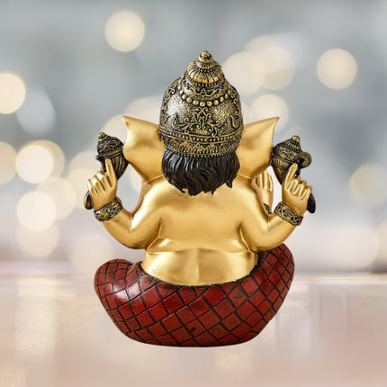 Sitting Ganesha Figurine