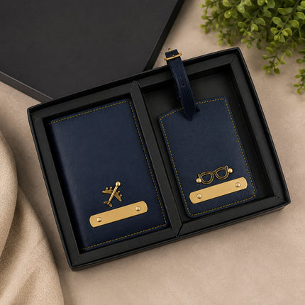Luggage Tag and Passport Cover Combo