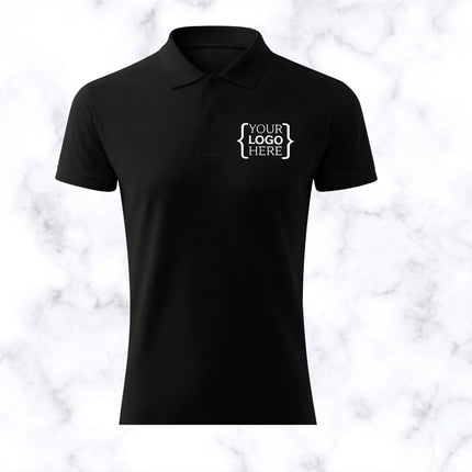Black Polo Neck T- Shirt