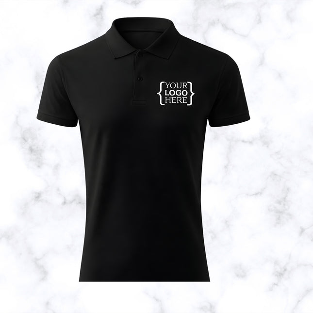 Black Polo Neck T- Shirt