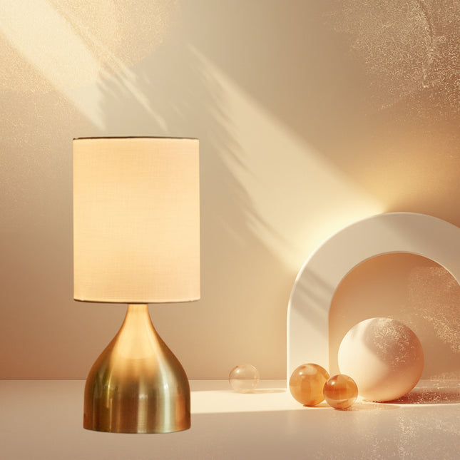 Elegant Gold Metal Touch Table Lamp