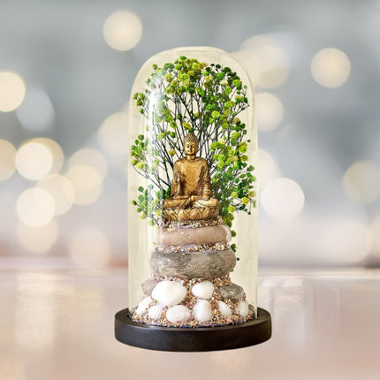 Buddha In Dome Figurine