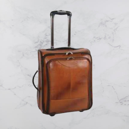 Goat Leather Trolley Bag