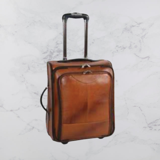 Goat Leather Trolley Bag