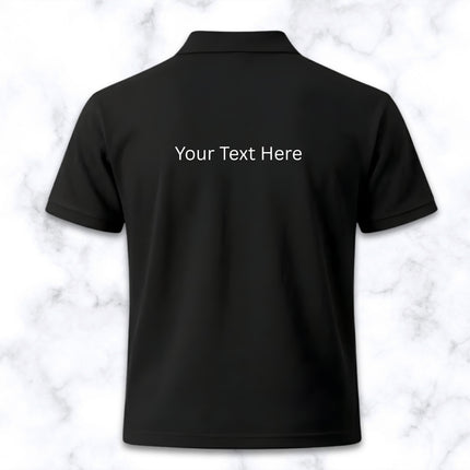 Black Polo Neck T- Shirt