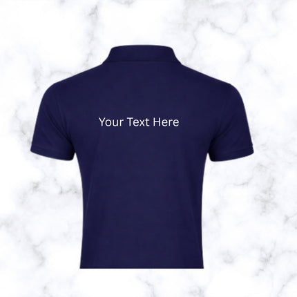 Navy Blue with Yellow Plaket Polo T- Shirt