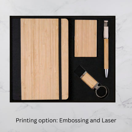 Light Brown Diary Keychain Card Holder & Ball Pen Set (MOQ - 25)