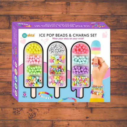 Ice Pop Beads and Charms Set