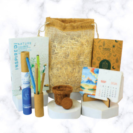 Mini Planting Kit in Jute Bag
