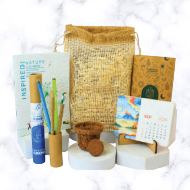 Mini Planting Kit in Jute Bag