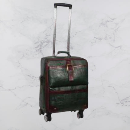 Buckled Leather Trolley Bag
