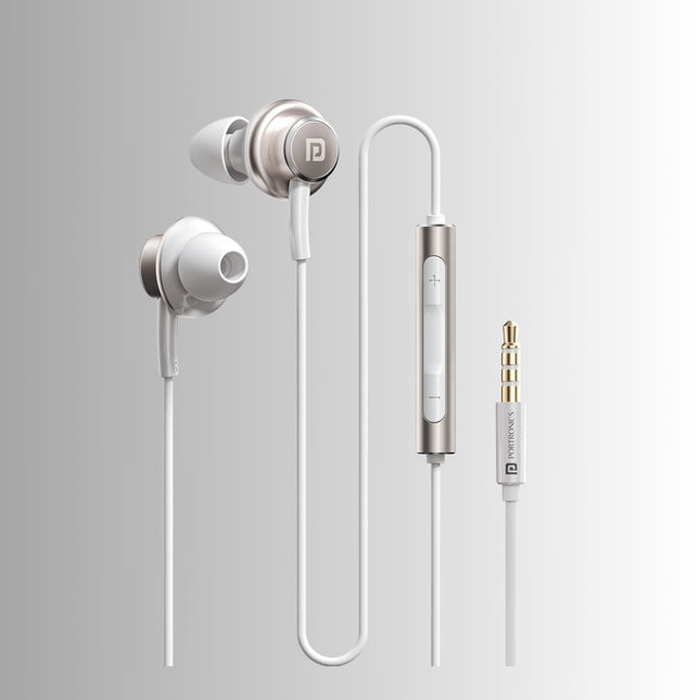 Portronics Conch Sigma A 3.5mm Wired Earphone with Magnetic Earbuds