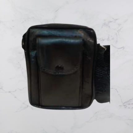 Black Small Leather Pouch
