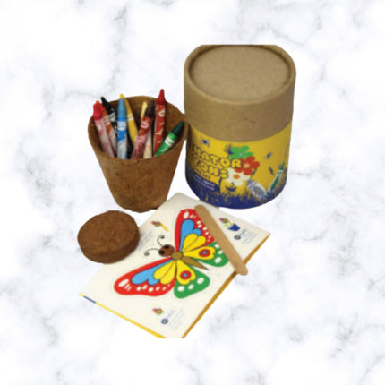 Crayon and Butterfly Craft Gift Set