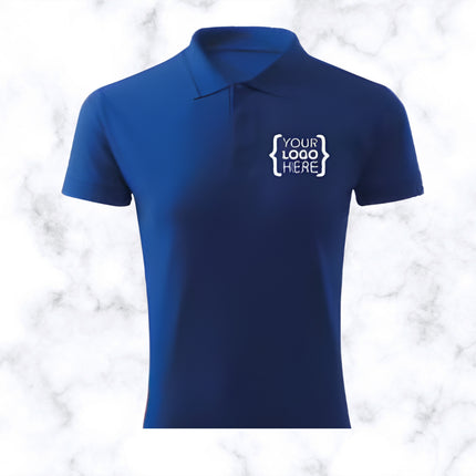 Royal Blue Polo Neck T- Shirt