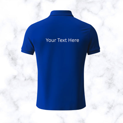 Royal Blue Polo Neck T- Shirt