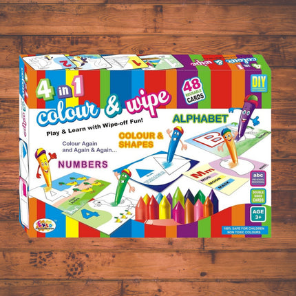 4 in 1 Colour and Wipe Set