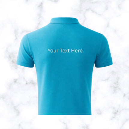 Sky Blue Polo Neck T- Shirt