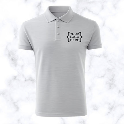 Grey Polo Neck T- Shirt