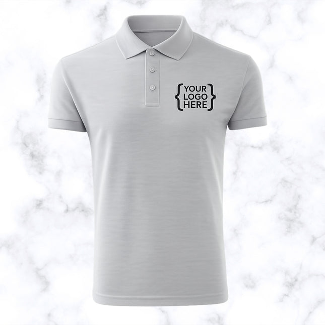 Grey Polo Neck T- Shirt