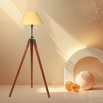 Wooden Floor Lamp