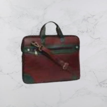 Multicolour Leather Laptop Bag