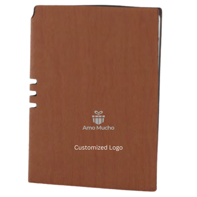 Brown Soft Smooth PU Leather Diary (MOQ- 25)
