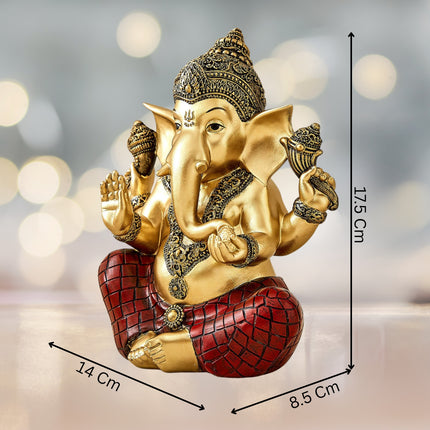 Sitting Ganesha Figurine