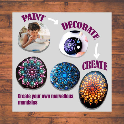 Mandala Rock Art Painting Kit