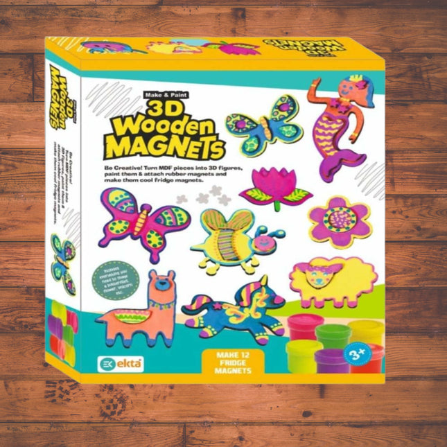 3D Wooden Fridge Magnets