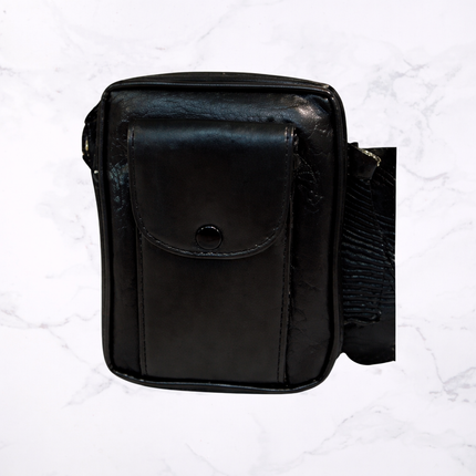 Black Small Leather Pouch