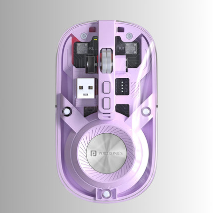 Portronics Toad 8 Wireless Mouse Bluetooth & 2.4GHz Rechargeable