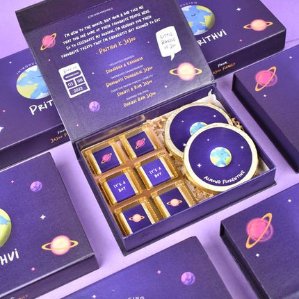 Astronaut Theme Chocolate Hamper Box for Kids Birthday